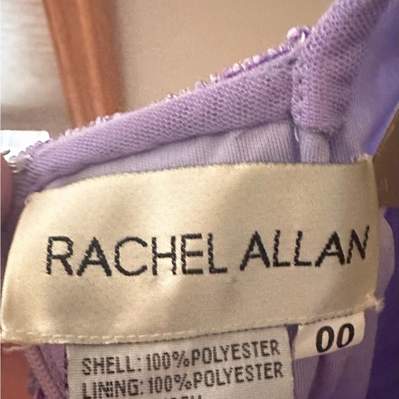Rachel Allan purple homecoming dress size 00 - Picture 4 of 8